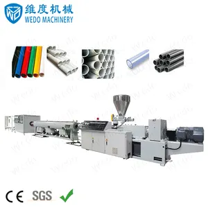 Perfect Order Wedo Manufacture High Value For Sale Extrusion Good Equipment Profile Plastic PVC pipe making machine