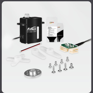 Feetech STS3032 6V 10KG <span class=keywords><strong>Servo</strong></span> <span class=keywords><strong>Motor</strong></span> Seri TTL Sumbu Tunggal Berbahan Logam dengan Gear Baja, Enkoder Magnetik <span class=keywords><strong>360</strong></span> Derajat, dan Hollow Cup - Product Image 3