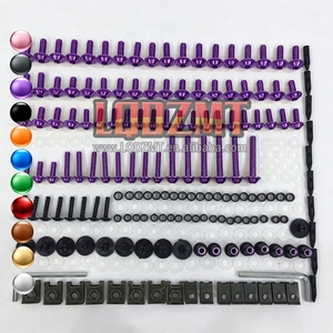 Kit de tornillos de carenado de acero inoxidable para <span class=keywords><strong>KAWASAKI</strong></span> NINJA <span class=keywords><strong>ZX</strong></span> <span class=keywords><strong>10</strong></span> R ZX10R 10R <span class=keywords><strong>ZX</strong></span>-10R 21 23 24 25 <span class=keywords><strong>2021</strong></span> 2022 2024 2025, tuercas de carrocería - Product Image 1