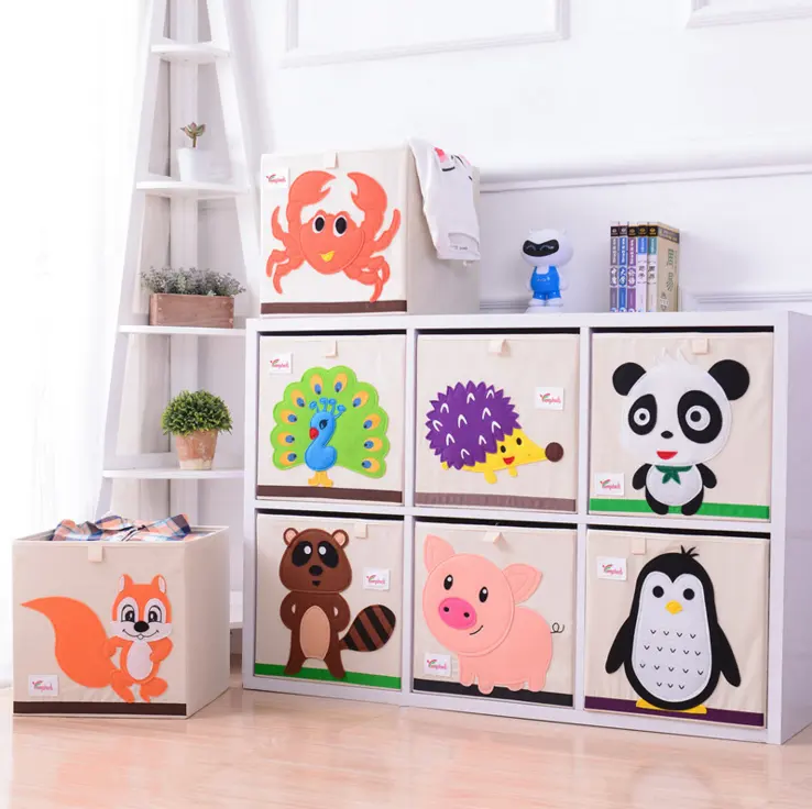 Neu angekommen Kinder Spielzeug Aufbewahrung sbox Schublade Organizer Cartoon Kleidung Lagerung