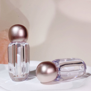 New 5ml Transparent Oval Empty Container for Lip Mud Lip Oil Lip Gloss Customizable Cosmetic Packaging - Product Image 4