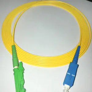 Kabel patch PVC 2.0mm SC/UPC-E2000/APC 1 core, kabel patch mode tunggal