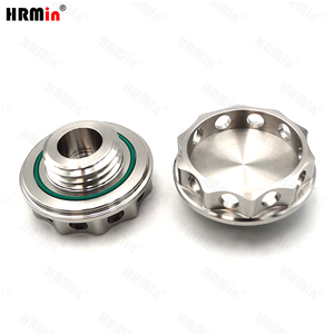 HRMin Gr.5 tutup tangki bahan bakar otomotif, tutup oli Ti-6al-4v bahan bakar Titanium Aloi kualitas tinggi untuk Honda Nissan - Product Image 3