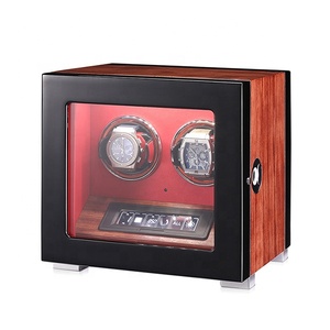 MINEESI Luxury Wooden <strong>Watch</strong> <strong>Winder</strong> 2/4/6/9/12 Capacity Protective Sustainable Shock Resistant Storage <strong>Box</strong> with Automatic Chainer - Product Image 4