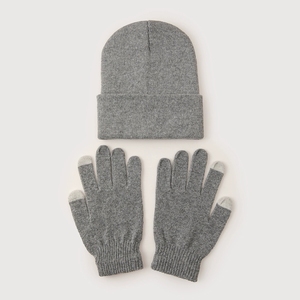 Bộ đồ giữ ấm mùa đông Bottcoola mới về, chất liệu len dệt kim dày dặn mềm mại, mũ len dệt kim giữ ấm nhiều màu sắc, kèm găng tay dành cho người lớn. - Product Image 2