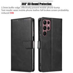 Cartera de negocios de lujo Flip cuero a prueba de golpes fundas de teléfono móvil para Samsung Galaxy S23 Ultra S21 S22 Plus A13 A54 A34 A23 caso - Product Image 6
