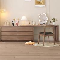 Meuble de maquillage moderne en bois, table à ongles polyvalente pour intérieur et extérieur, coiffeuse pour centre commercial et chambre à louer