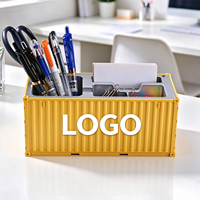 Mini conteneur ABS portable, modèle moderne et élégant, personnalisation du logo, cadeaux de bienvenue pour le bureau, cartes de visite
