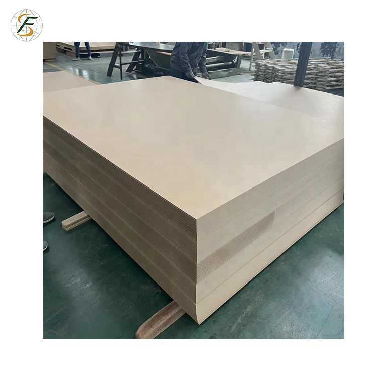 4.75*2100*2800MM big size mdf board E1 glue thin MDF board for furniture