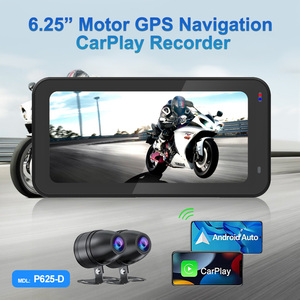 Motorcycle Carplay Navigation Dash <strong>Cam</strong> Screen for Motorbike With 6 Inch Touch Screen Dual Recording - Product Image 3