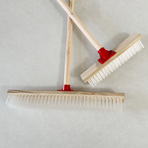 Wooden Floor <b>Brush</b> Steel Wire <b>Long</b> <b>Handle</b> Cleaning Tool For Floor And Car Wash - Product Image 3