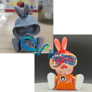 Karya Seni Patung Desainer Patung Mainan Gambar Contoh Solusi PU Resin Bahan Produksi Batch Kecil 3D Pencetakan Mainan Kustom