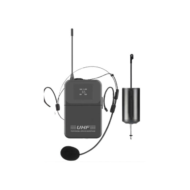 T Professional Long Range Distance Bodypack Lavalier Lapel Headset UHF Wireless Body-pack Microphone