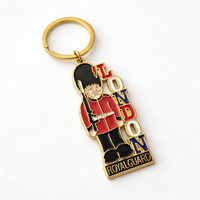 Porte-clés Garde Royale de Londres, Grande-Ben, emblème du Royaume-Uni, porte-clés en métal émaillé, souvenir britannique