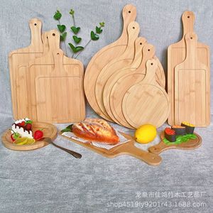 Bamboo Wooden Serving <b>Trays</b> <b>Set</b> For Food Tea Coffee Western Restaurant Steak Sushi Pizza <b>Baking</b> <b>Tray</b> With Handle - Product Image 1