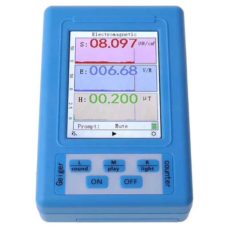 ROKTOOLS Electromagnetic Radiation Detector EMF Meter Radiation Dosimeter Monitor Tester