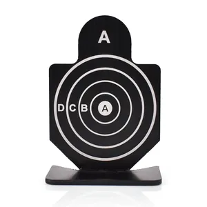 उच्च गुणवत्ता वाले स्टील आउटडोर चलती कॉर्ड रीसेट शूटिंग लक्ष्य मानव फार्म के लिए लक्ष्य आउटडोर लक्ष्य शूटिंग खेल