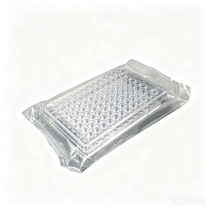 Plaque de culture tissulaire de laboratoire à 96 puits, fond en V, fond en U, fond plat, en plastique stérile, avec ou sans couvercle - Product Image 5