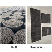 Tapis de prospection aurifère professionnel en rouleau, facile à nettoyer, en fibres haute densité pour système de canalisation, tapis d'extraction aurifère