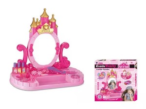 Kids' Dress up &amp; Pretend Play Girls Vanity Set Toy 661-38 Mini Beauty Makeup Station <strong>Kit</strong> With <strong>Sound</strong> &amp; Lights for Toddler - Product Image 6
