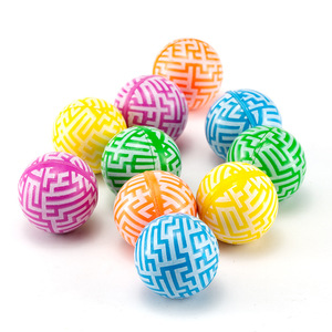 Khuyến mãi giá rẻ cao su trẻ em trong suốt rõ ràng hỗn hợp bouncy bóng không độc hại máy bán hàng tự động Đồ chơi bóng cho trẻ em với logo - Product Image 2