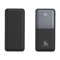 Dernier modèle 22,5W Type C Sortie Super Charge Rapide Powerbank 20000mah Affichage numérique Capacité réelle 20000mah Pd Power Bank