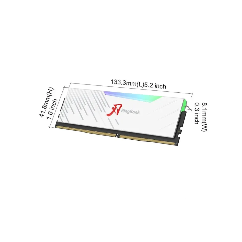 KingBank DDR5 Memory - High Performance & RGB Lighting