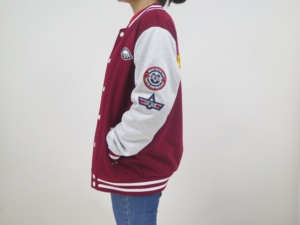 Logo personnalisé Veste d'université uniforme d'équipe softshell respirante de baseball et softball pour adultes en différentes couleurs - Product Image 4