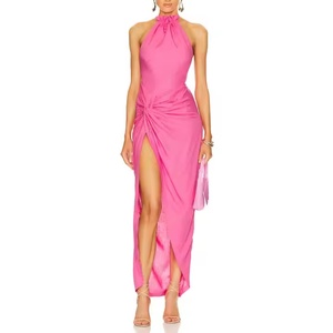 เดรสแฟชั่นใหม่ทรงสวยหรู ดูเซ็กซี่ แขนกุด สำหรับฤดูใบไม้ผลิและฤดูร้อน สไตล์ลำลอง คุณภาพสูง รับผลิตตามแบบ (OEM) สำหรับผู้หญิง - Product Image 1