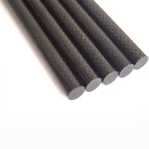5mm to 12mm diameter Carbon Fiber Rod 3k for Orthopedics and Medical Machines