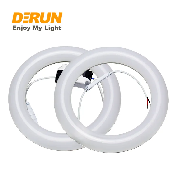 Tubo circular LED con controlador incorporado Soporte magnético externo Lámpara redonda 9W 10W 14W 18W 24W 30W 40W con CE ROHS,