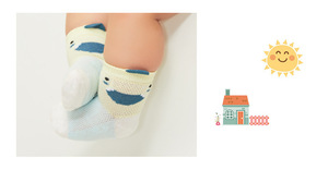 nacido bebé de dibujos animados de algodón calcetines bebé niña carta blanca de algodón Anti-slip Calcetines bebé al por mayor - Product Image 6