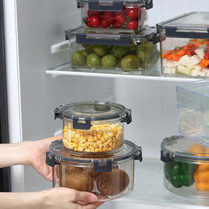 Tùy chỉnh giá rẻ nhất lớn hộp đựng thức ăn có nắp đậy bữa ăn Prep <span class=keywords><strong>container</strong></span> kín đựng thức ăn nhà bếp 3 cái lưu trữ <span class=keywords><strong>container</strong></span> <span class=keywords><strong>Set</strong></span> - Product Image 5