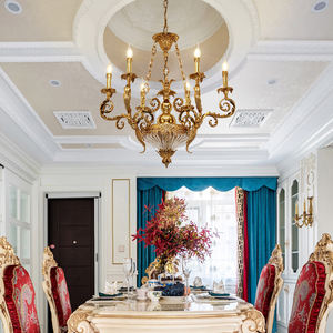 Jewellerytop barok klasik fantezi pirinç kolye lambaları viktorya asılı Vintage antik bronz avize işık - Product Image 2