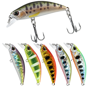 Leurre dur en plastique ABS mini 3,2g/3,8cm à coulée lente pour lancer loin, idéal pour la pêche au bar blanc, au brochet et au crappie en rivière - Product Image 1