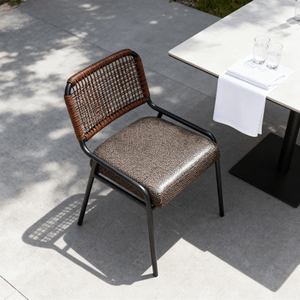 Silla <span class=keywords><strong>de</strong></span> Jardín Moderna Nórdica Resistente, Cómoda para Estar Sentado Durante Mucho Tiempo, <span class=keywords><strong>Muebles</strong></span> <span class=keywords><strong>de</strong></span> Ratán <span class=keywords><strong>de</strong></span> Plástico para Exteriores - Product Image 2