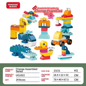 Ensemble de blocs de construction animaux grande taille en gros, 156 pièces, <span class=keywords><strong>jouet</strong></span> éducatif en briques, livraison directe d'usine pour enfants garçons filles 3+ - Product Image 4