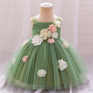 Nuevo Vestido Formal de Navidad para Niñas, Vestido de Bautizo para Bebés, Ropa con Flores para Niñas, Vestidos para Bebés de 2 Años - Product Image 1
