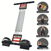 Tendeur multifonctionnel de printemps, renforceur de force de préhension, trois en un, extenseur de poitrine, appareil d'entraînement de la force des bras, pectoral