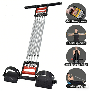 Alat Penguat Otot Dada dan Lengan Multifungsi Tiga-dalam-Satu Spring Multi-Functional Tensioner Grip Strength Enhancer - Product Image 3