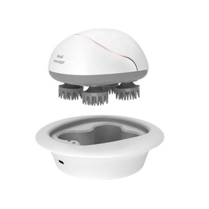Palo de masaje de cabeza eléctrico automático portátil Terapia de dolor de cabeza 8 Masaje de cabeza Ayudante de sueño Masaje para dormir - Product Image 1