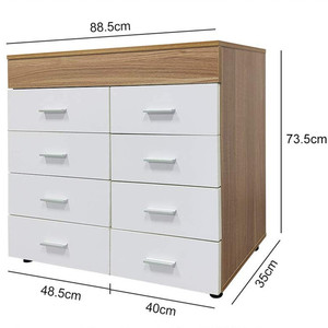 Étagère de rangement personnalisée pour lit de bébé, en forme de commode, <span class=keywords><strong>boksburg</strong></span>, 15mm, mdf - Product Image 3