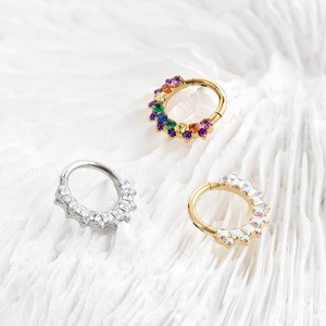 ASTM F136 Titanium thời trang piercing đồ trang sức chất lượng cao vách ngăn piercing đồ trang sức Titanium daith mũi vách ngăn Vòng đồ trang sức cơ thể - Product Image 3