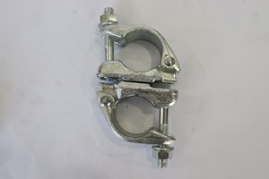 Pince d'amortissement pour tuyaux en acier pressé, Durable, fixation pivotante, à Double coupleur - Product Image 3