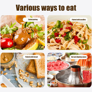 Pasta di <span class=keywords><strong>Sesamo</strong></span> Pura Halal all'Ingrosso, Bottiglia da 420g, Salsa per Hot Pot, Condimento ad Alto Contenuto di Calcio, Confezione Grande - Product Image 6