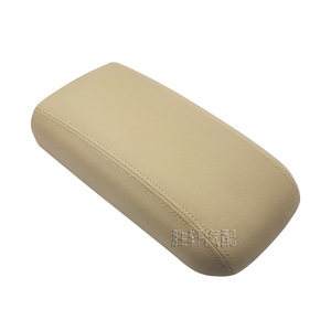 Funda de Cuero para Reposabrazos Central de Chevrolet, Caja de Almacenamiento, Negro, Beige, Gris - Product Image 4