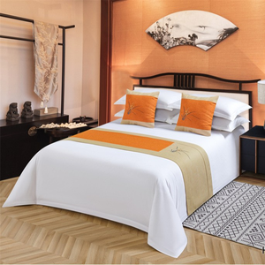 Lenzuola copricuscino di lusso Hotel King Size letto <span class=keywords><strong>Runner</strong></span> Set - Product Image 5