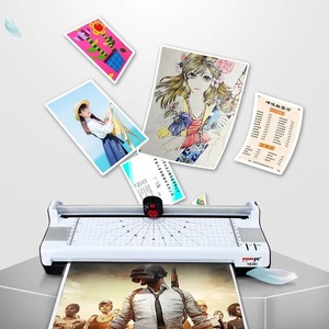 A3 <b>Laminator</b> With Paper Cutting And Beveling Function For Photo And Book Lamination Quiet Operation 330mm Glue Width - Product Image 1