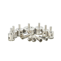 Scie cloche diamantée électrolytique 6-180 mm pour verre, carrelage, marbre, céramique – Outil de perçage pour outils électriques et coupe-verre