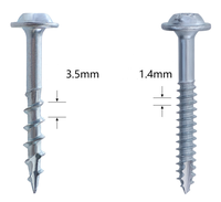 Sekrup kayu LeGood Steel 1022A T20 torx pan washer head self cutting thread ST4.2